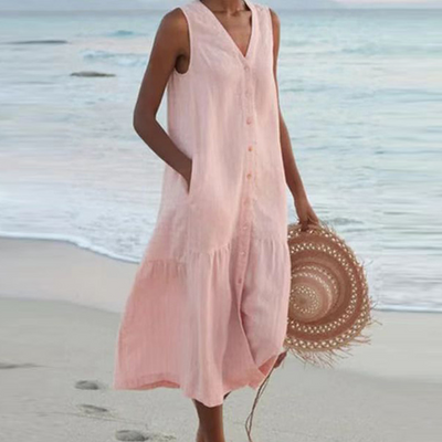 Stylish Tummy Covering Summer Dress