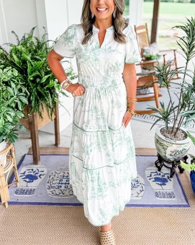 Eliza Classic Toile Maxi