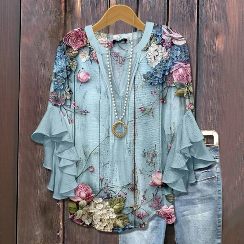 Elegant Floral Blouse