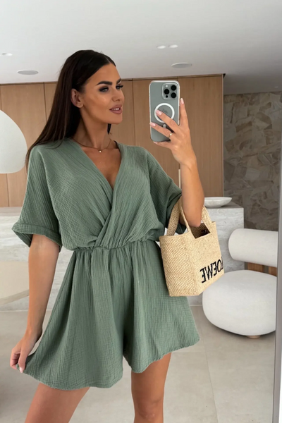 Elegant Wide-Leg Summer Jumpsuit
