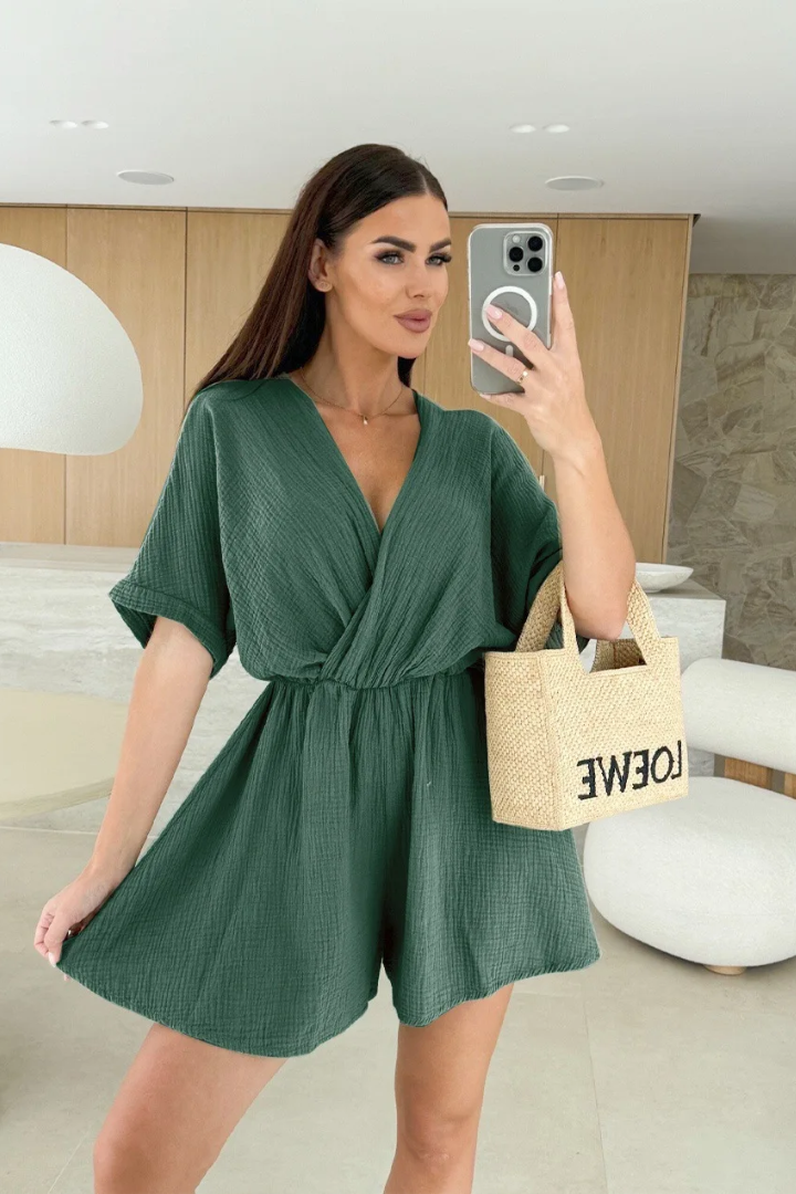 Elegant Wide-Leg Summer Jumpsuit