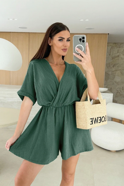Elegant Wide-Leg Summer Jumpsuit