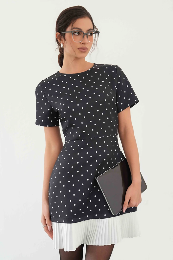 The Dotted Grace Mini Dress