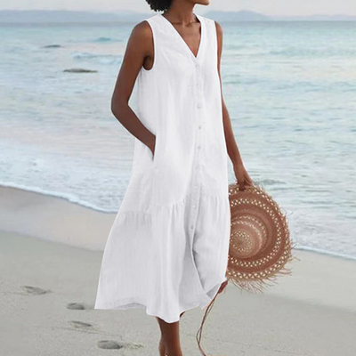 Stylish Tummy Covering Summer Dress