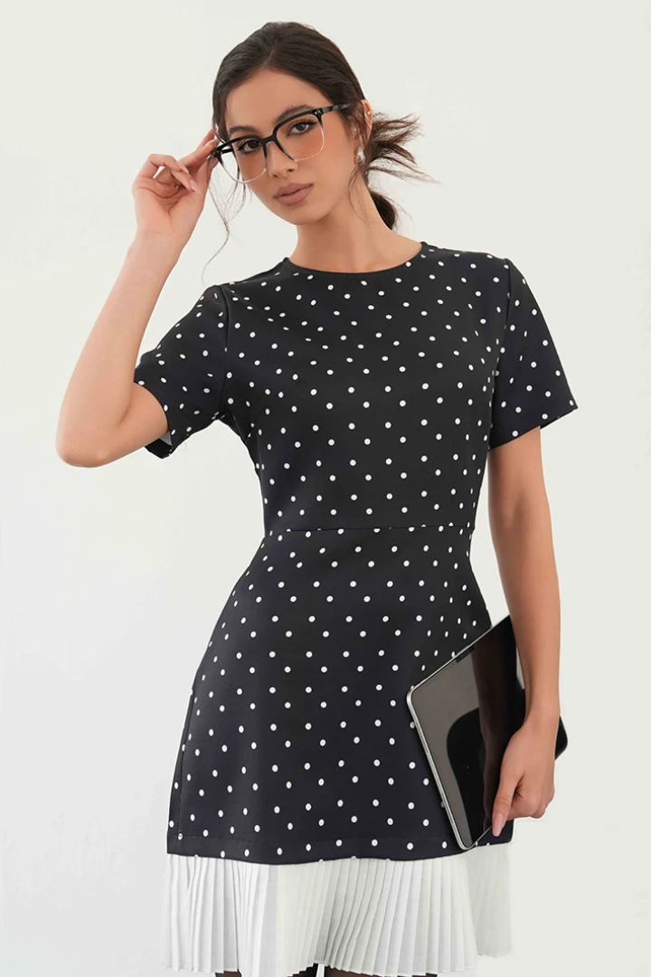 The Dotted Grace Mini Dress