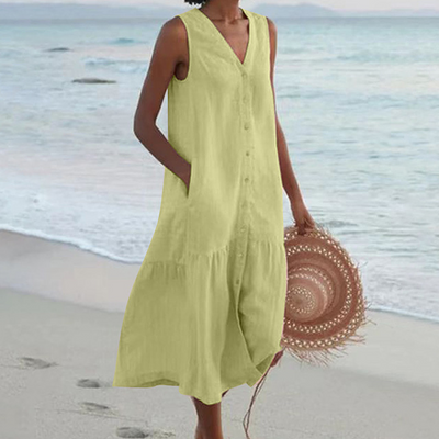 Stylish Tummy Covering Summer Dress
