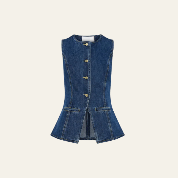 May - Denim Set with Buttons
