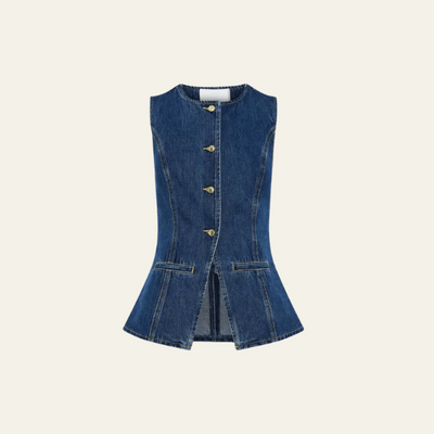 May - Denim Set with Buttons