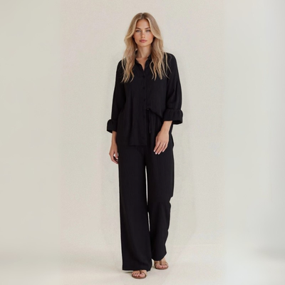Livia | Summer Set in Pure Natural Linen