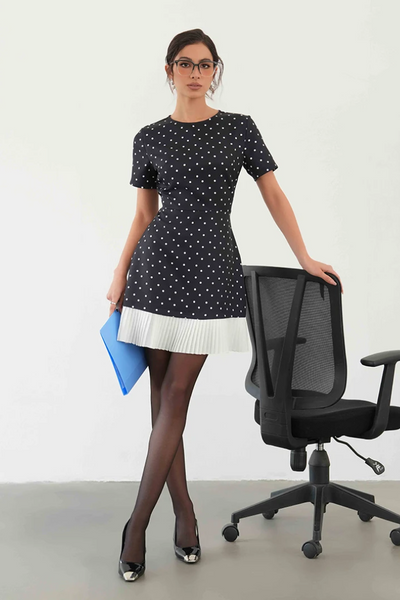 The Dotted Grace Mini Dress