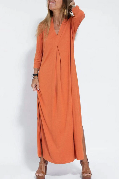 Lightweight V-Neck Maxi Dress