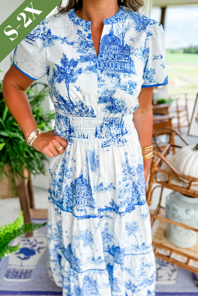 Eliza Classic Toile Maxi