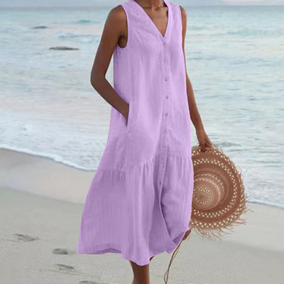 Stylish Tummy Covering Summer Dress