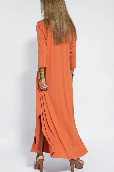 Lightweight V-Neck Maxi Dress