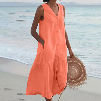 Stylish Tummy Covering Summer Dress