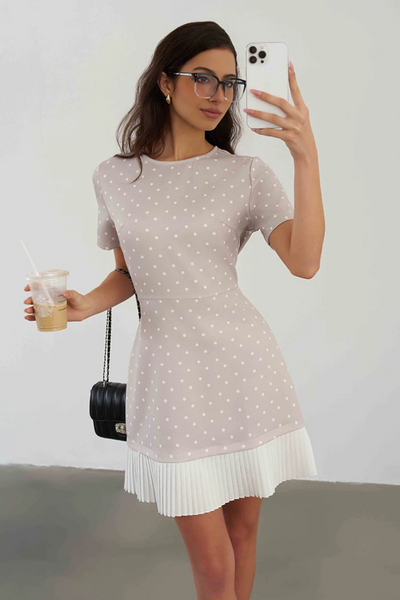 The Dotted Grace Mini Dress