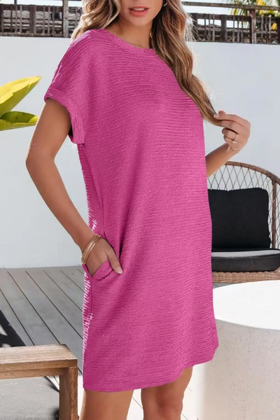 Basic T-Shirt Dress with Pockets