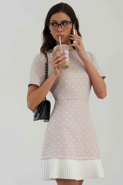 The Dotted Grace Mini Dress