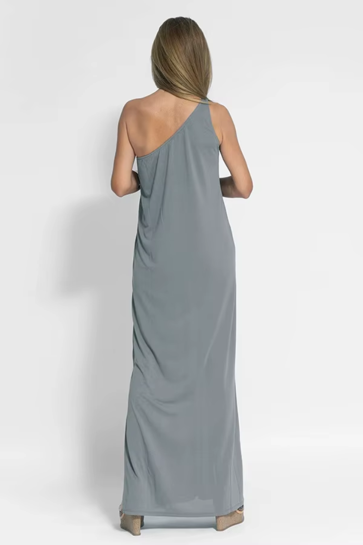 One-Shoulder Maxi Summer Dress