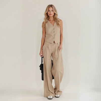 Anita | Casual Linen Ensemble