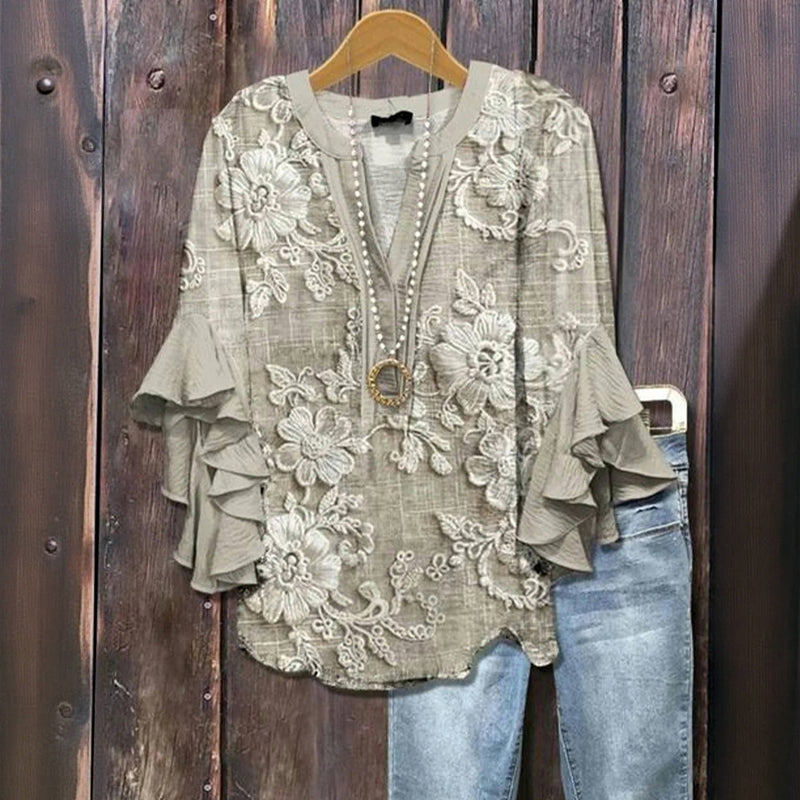 Flora Elegance Top