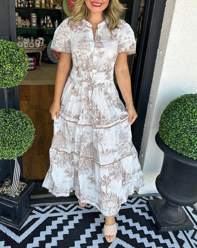 Eliza Classic Toile Maxi