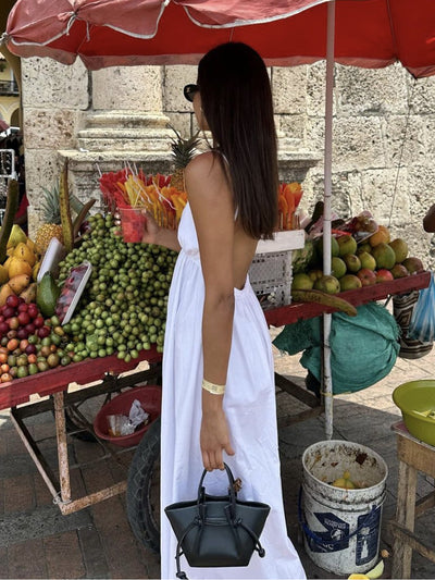 Long Dress with Open Back Coastal Cowgirl