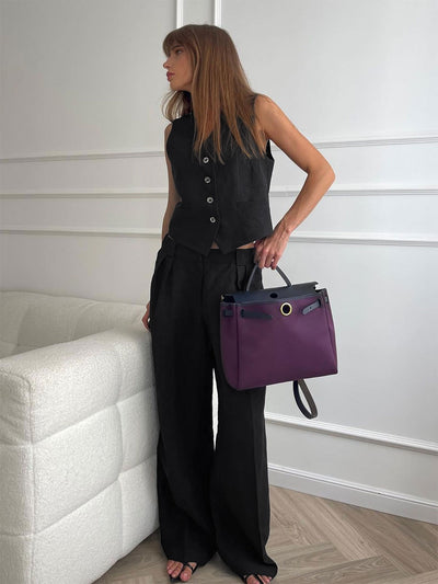 Cotton and Linen Pants Set