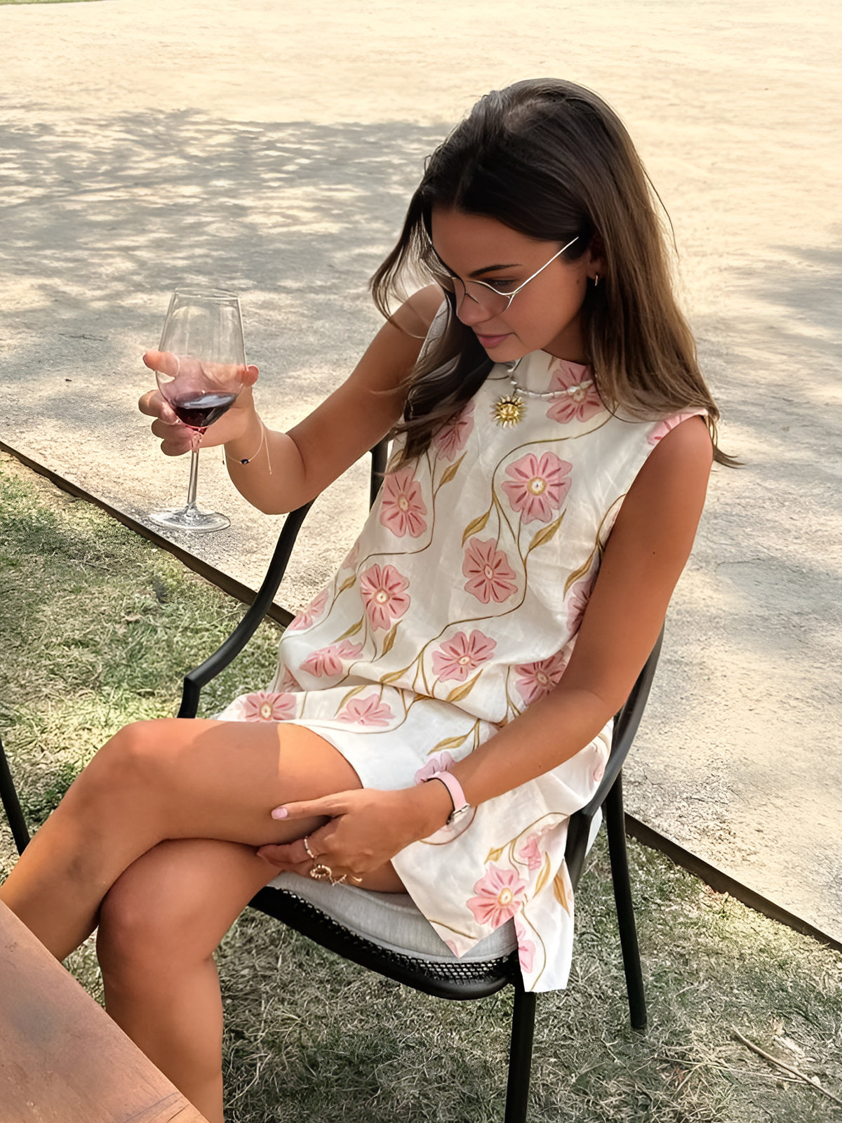 Romantic Sleeveless Short Dress