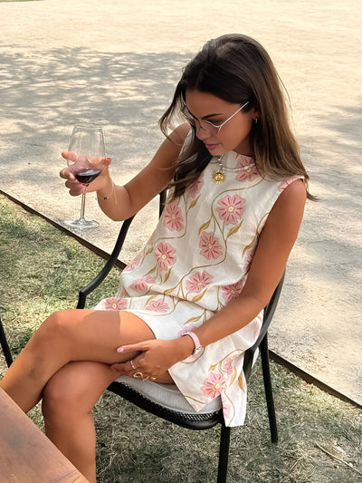 Romantic Sleeveless Short Dress
