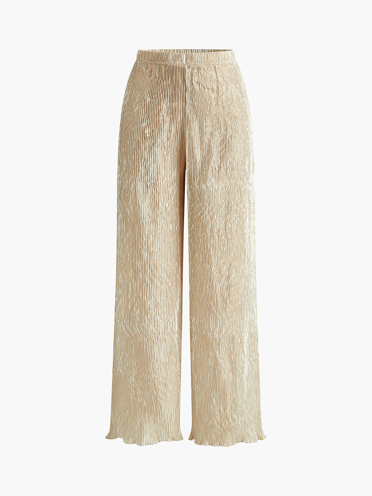 Asymmetric Crop Top with Wide Leg Pants