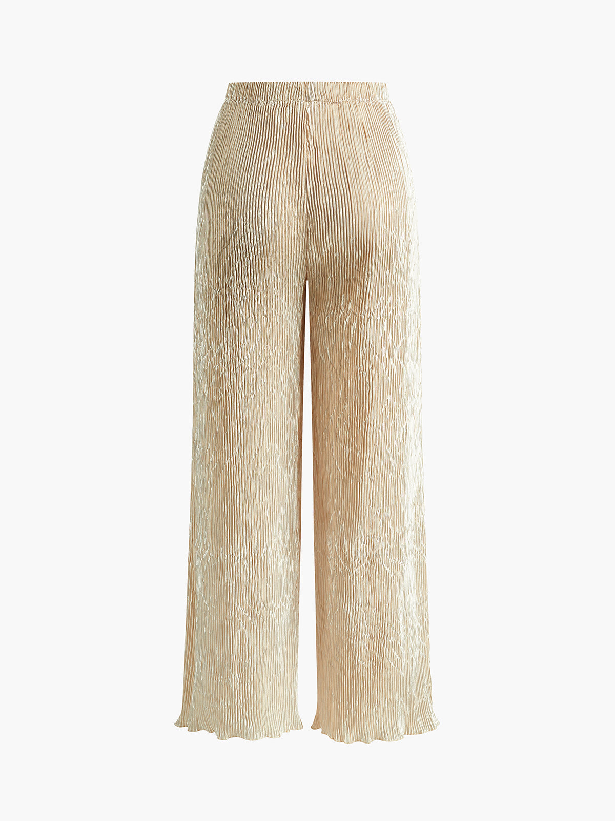 Asymmetric Crop Top with Wide Leg Pants