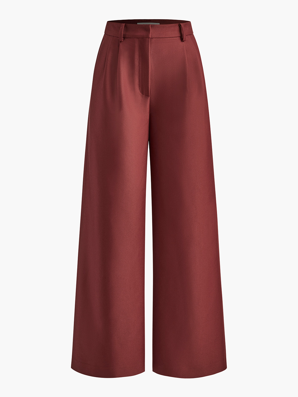 Wide Leg Pants Without Belt