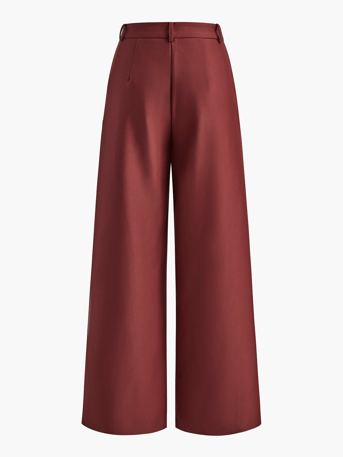 Wide Leg Pants Without Belt