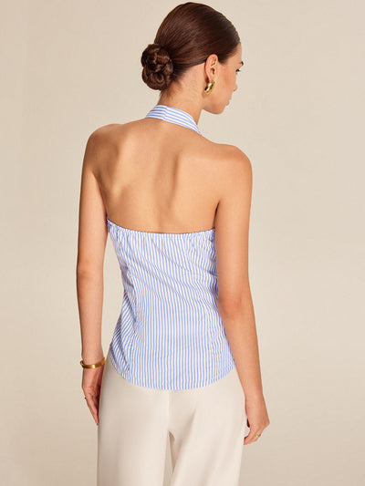 Striped Halter Top
