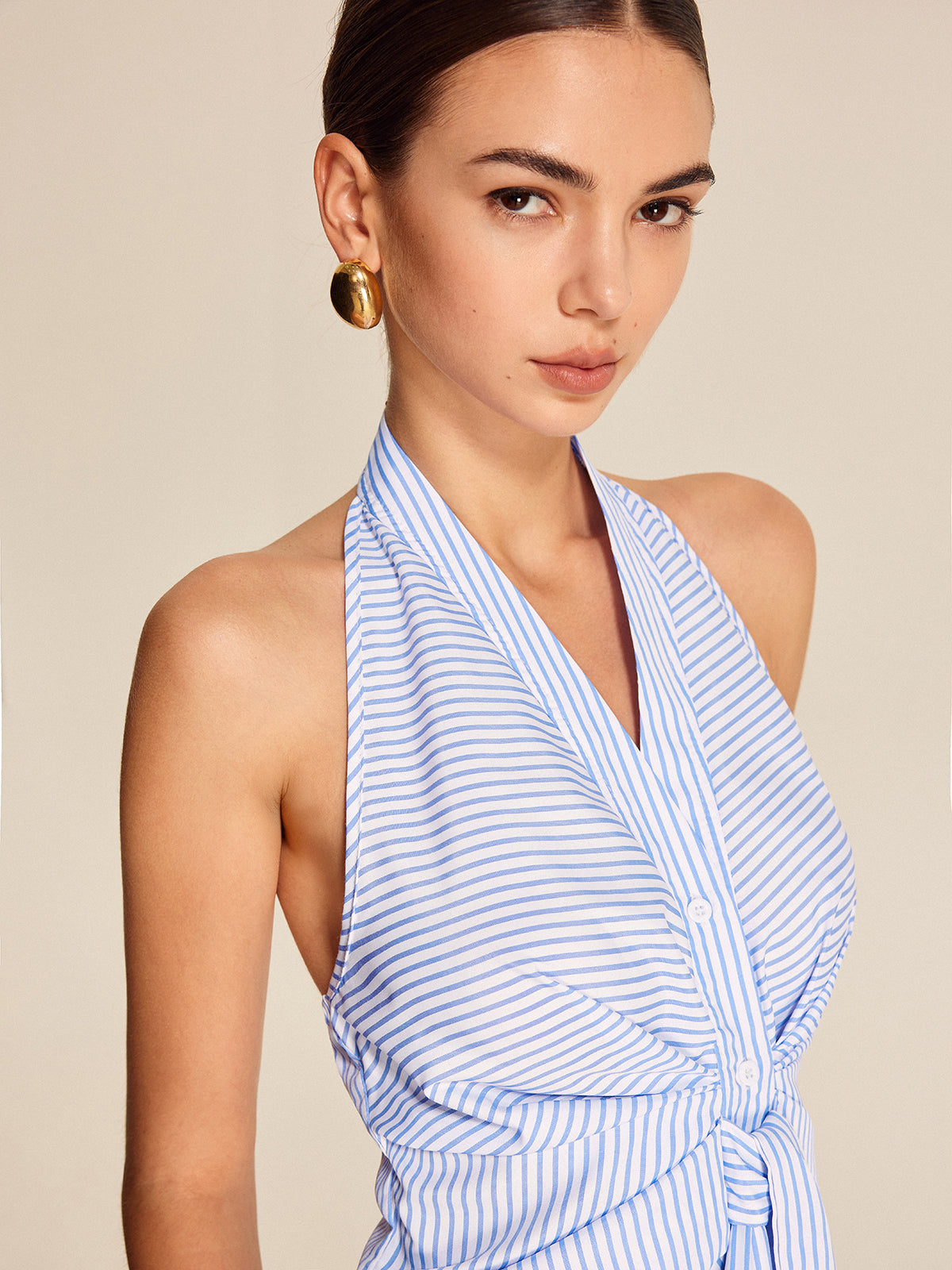 Striped Halter Top