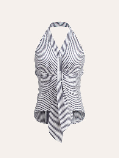 Striped Halter Top
