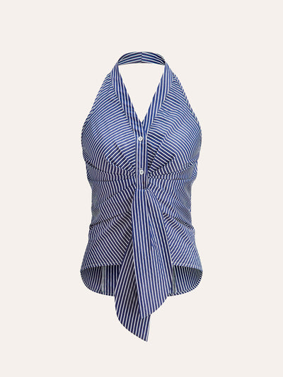 Striped Halter Top
