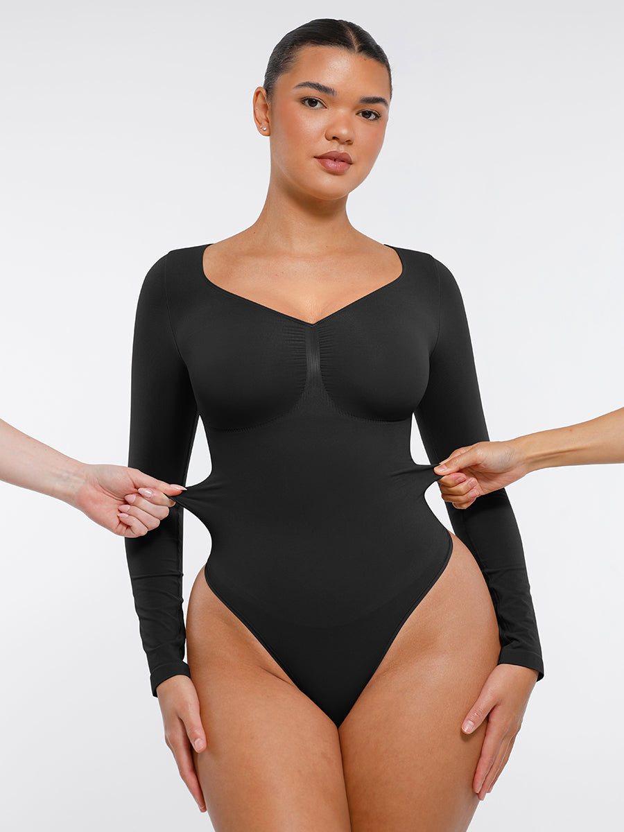 Tummy Control Thong Bodysuit
