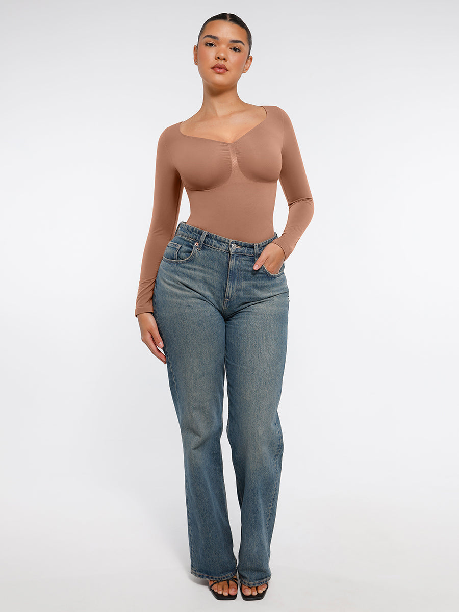 Tummy Control Thong Bodysuit