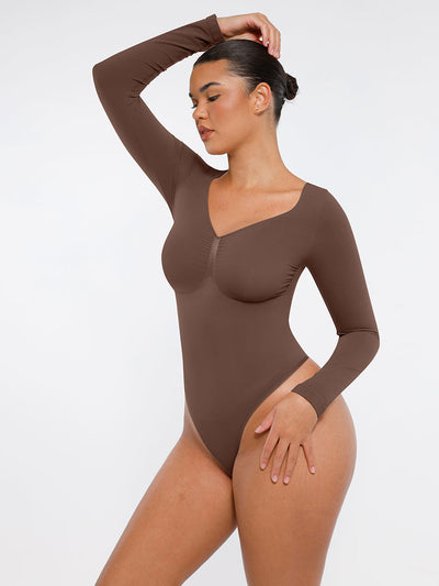 Tummy Control Thong Bodysuit