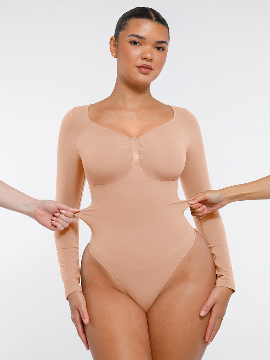 Tummy Control Thong Bodysuit