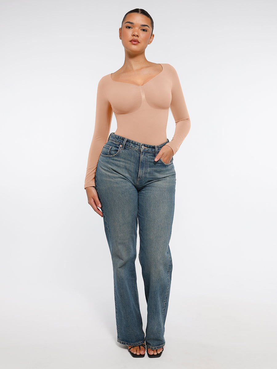 Tummy Control Thong Bodysuit