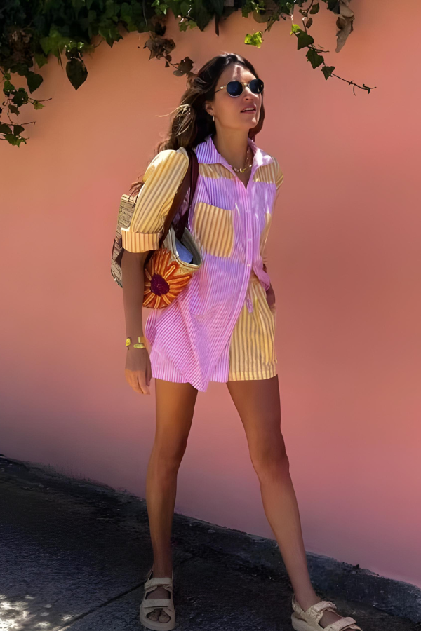 Mary – Colorful Set with Stripes