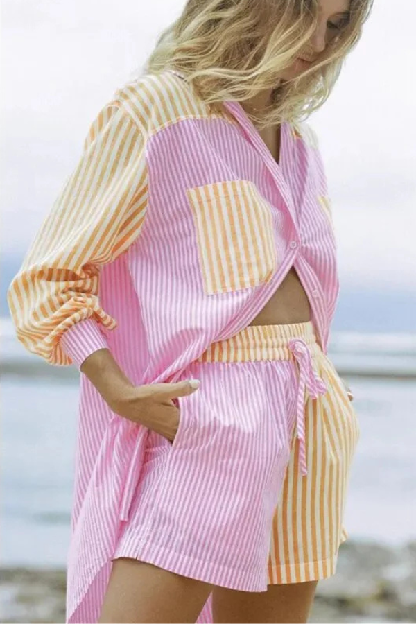 Mary – Colorful Set with Stripes