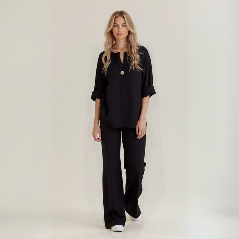 Amanda | Handmade linen-cotton blend