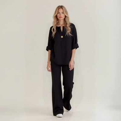 Amanda | Handmade linen-cotton blend