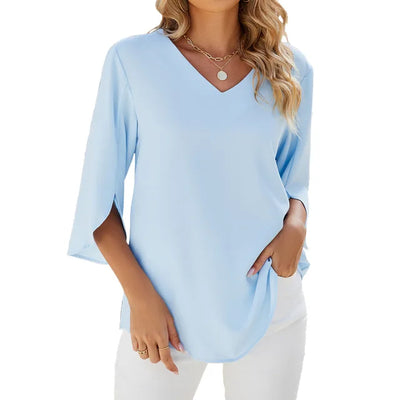 V-neck Blouse