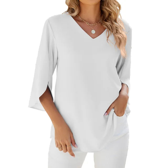 V-neck Blouse