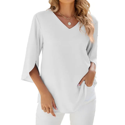 V-neck Blouse